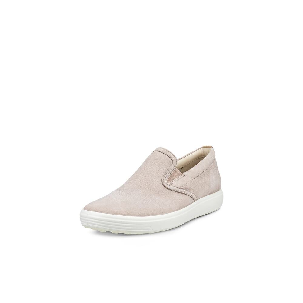 ECCO WOMEN'S 40 GREYROSE POWDER SLIP ON SNEAKER NIB 47049360604